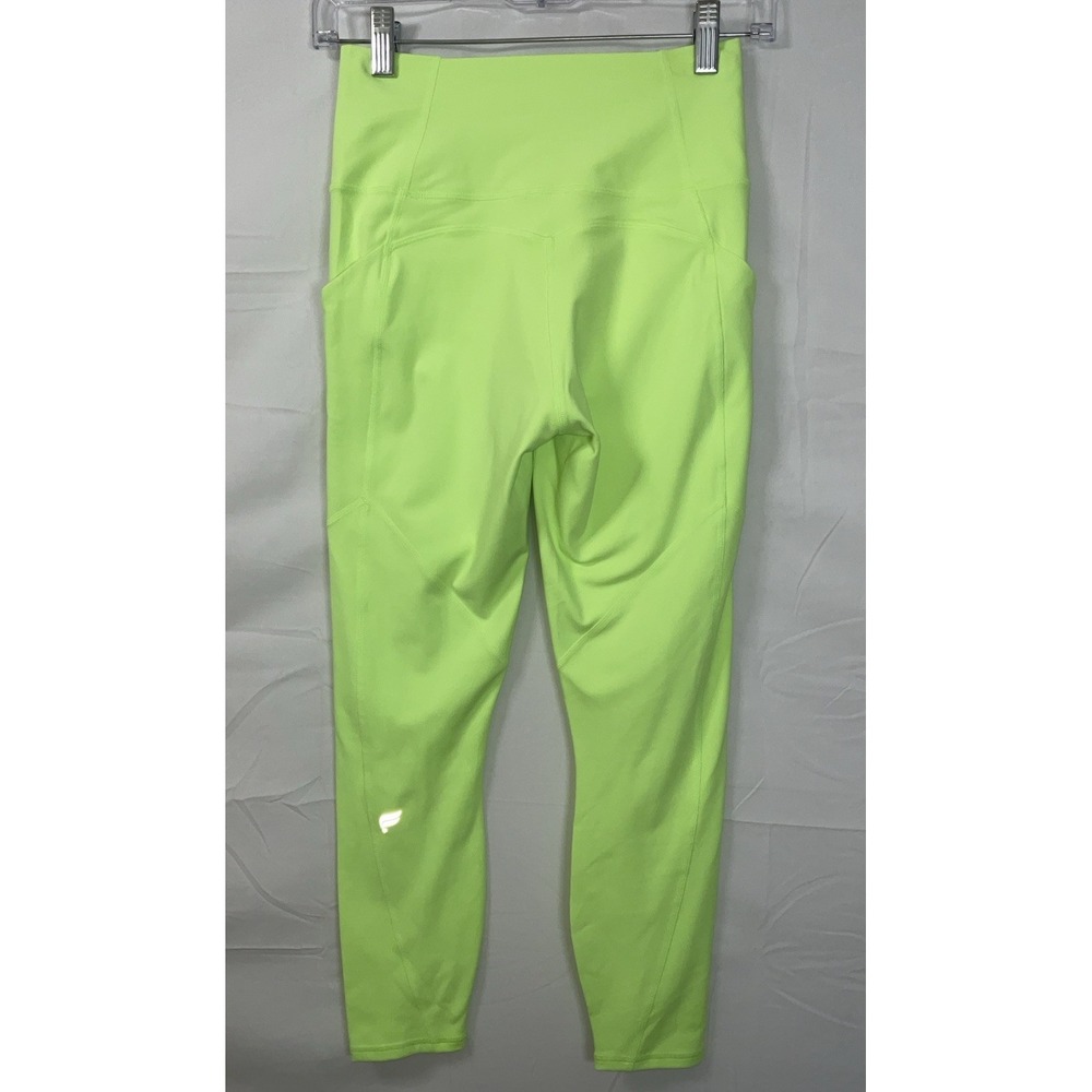 NWT Women's Fabletics Pure Luxe Oasis High Waisted Leggings - Neon Spark - Small - Picture 6 of 7